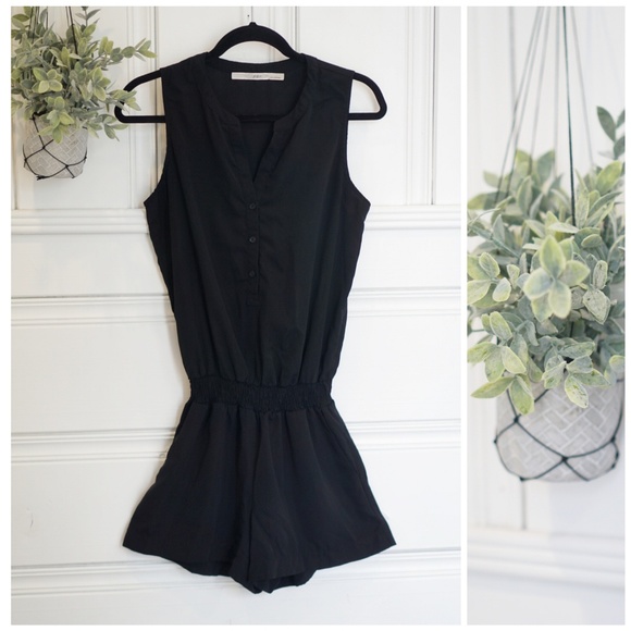 Gibson Dresses & Skirts - Gibson Black Sleeveless Romper